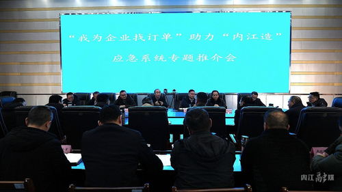 內江市應急管理局以信息技術咨詢服務為橋梁，助力“內江造”應急系統產品開拓市場